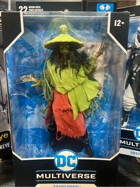 DC Multiverse Scarecrow Action Figure - Lime Green & Orange Outfit